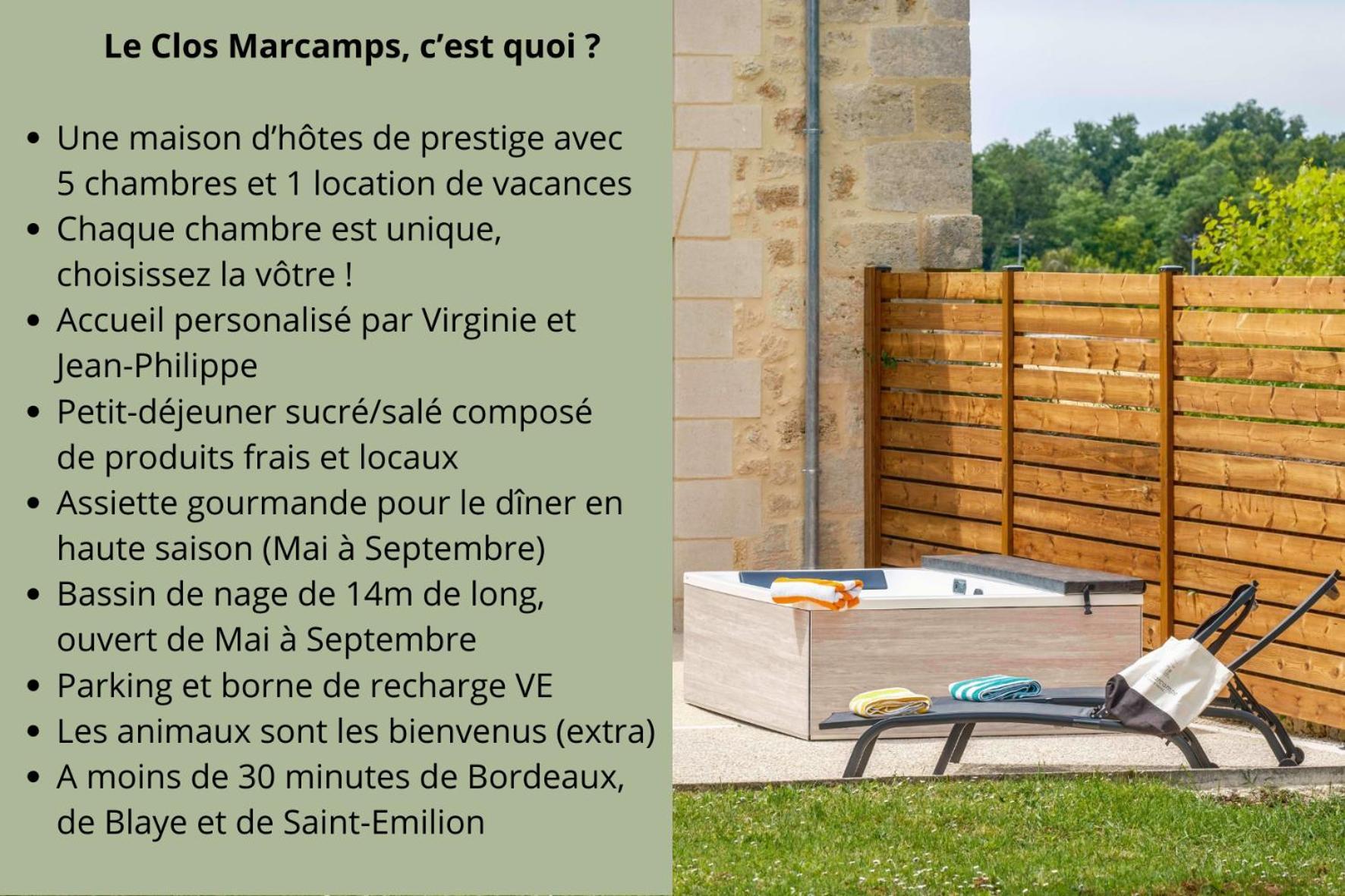 Clos Marcamps - Teritoria Prignac-et-Marcamps 외부 사진